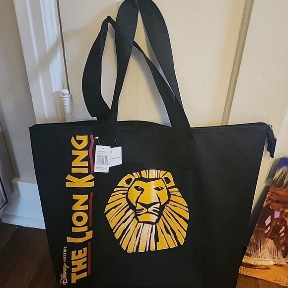THE LION KING Off-Broadway Zippered Tote Bag and Program Musical NEW - Picture 2 of 11